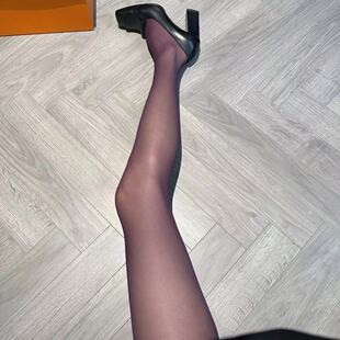 【wyd小樱桃】灰调暗紫色高级高透丝滑0d丝袜