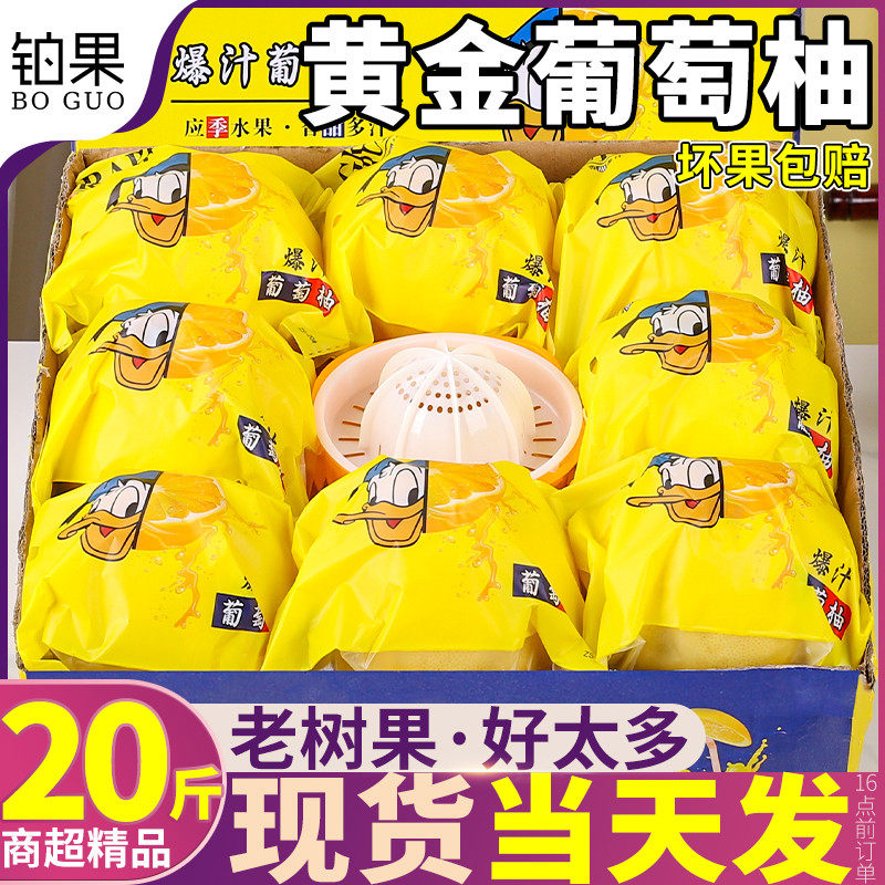 精美礼盒 20斤正宗福建黄金葡萄柚新鲜柚子爆汁孕妇水果整箱包邮
