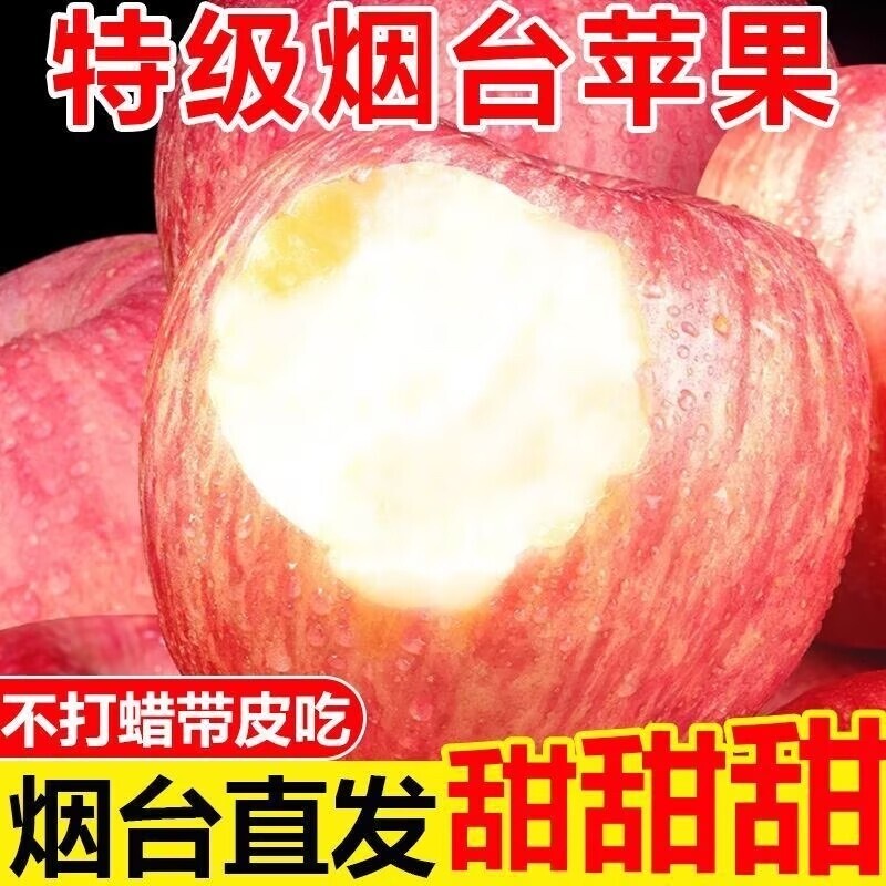 山东烟台红富士苹果水果