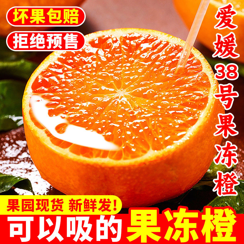 四川正宗爱媛38号果冻橙子当季8斤起手剥橙新鲜水果柑橘桔子甜橙