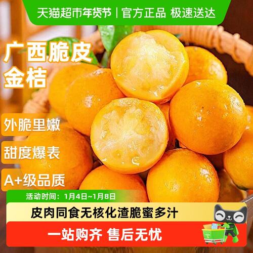 广西脆皮金桔新鲜水果桔