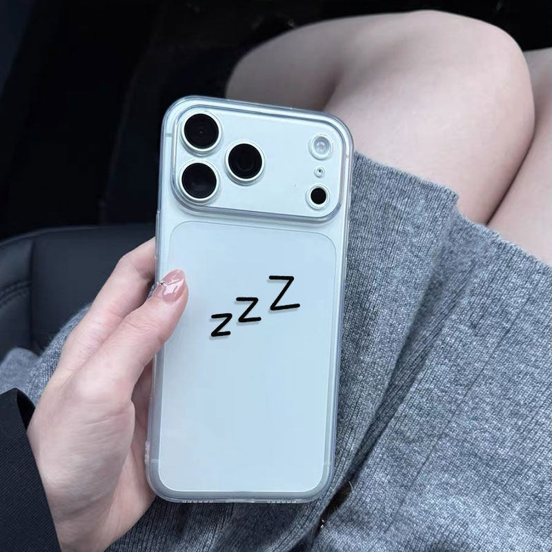 zzz 原创小众高级感适用iPhone17promax手机壳苹果16pro/15防摔14硅胶软壳13黑色12全包14不会撞壳