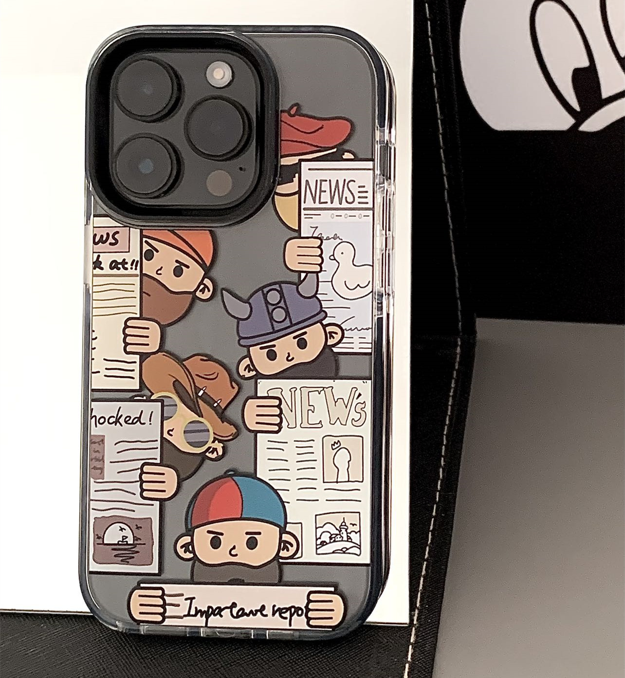 ins美式卡通插画手机壳