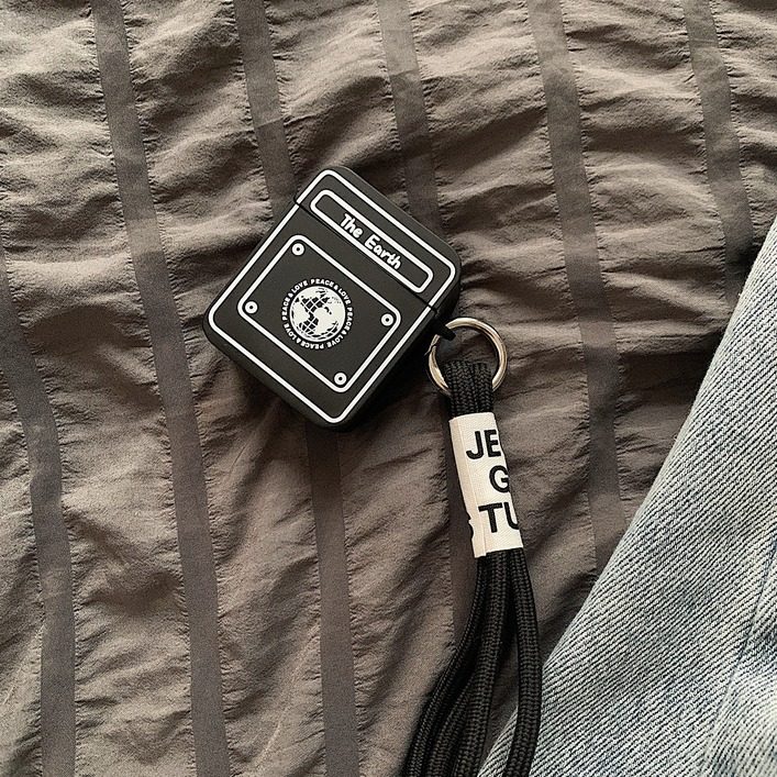 原创太空宇航员地球airpods3保护壳硅胶磨砂软壳适用苹果airpodspro无线耳机壳二代简笔画airpodspro2高级1代