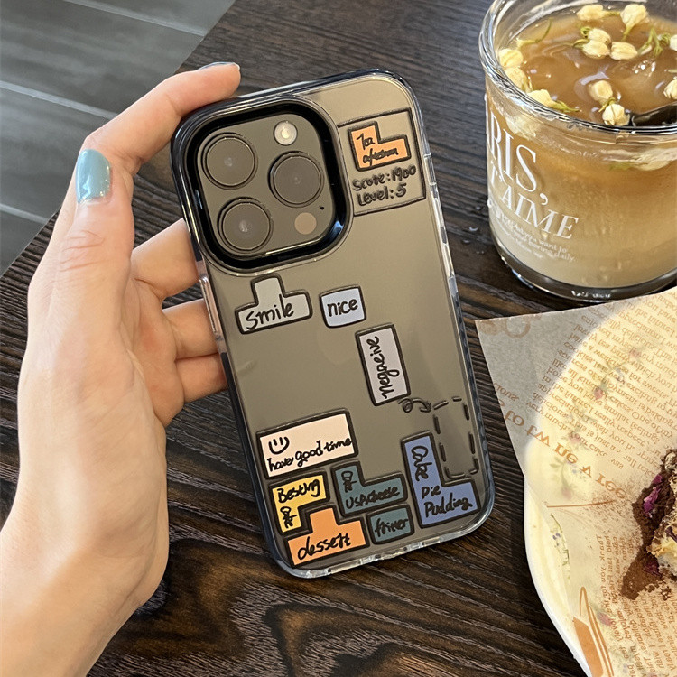 原创个性男款俄罗斯方块17手机壳