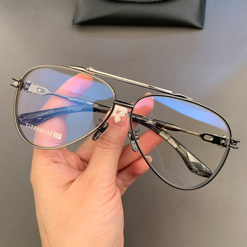 男女全框纯钛眼镜框架