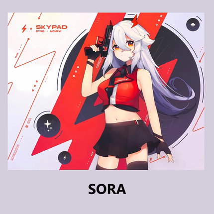 SkyPAD斯凯派ORIGINAL SORA二次元钢化玻璃鼠标垫电竞游戏FPS专用