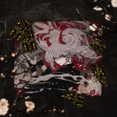 AbyssGaming【赤骸】玻璃鼠标垫