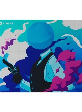 SKYPAD斯凯派AIMLAB钢化玻璃鼠标垫大号桌垫办公电竞游戏FPS专用