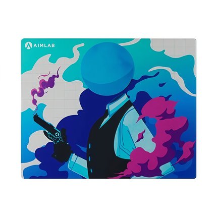 SKYPAD斯凯派AIMLAB钢化玻璃鼠标垫大号桌垫办公电竞游戏FPS专用