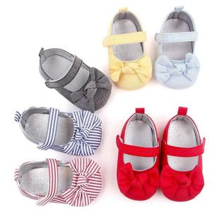 Baby Girl Princess Shoes Soft PU Classical Bowknot Beautiful