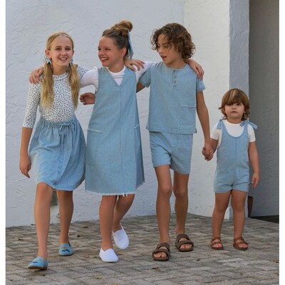 Clearance sale AS SS25 Summer Pinstripe Denim Collection bro