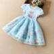 Dress Children Summer 2024 Princess Frozen Elsa Girls Baby