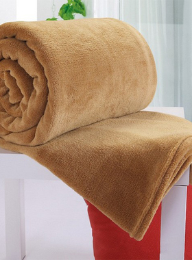 Warm Coral Fleece Blanket Winter Sheet Bedspread Sofa Throw