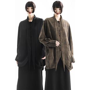 小众设计感衬衣立领飘带衬衫 APOZi 新中式 即时系列 collection