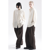 collection 东方诗人系列 新中式 APOZi 立领通勤基础内搭白色衬衫