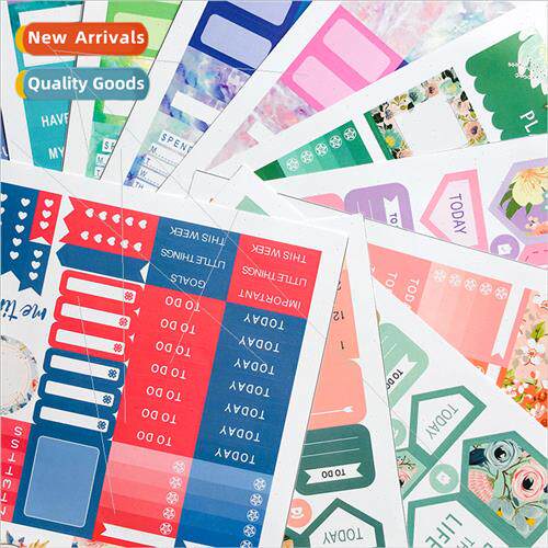 12 PLANNER STICKER Monthly Weekly Calendar Encouragement Pla