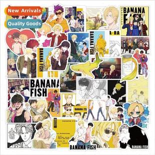 BANANA FISH graffiti luggage anime stickers note Japanese