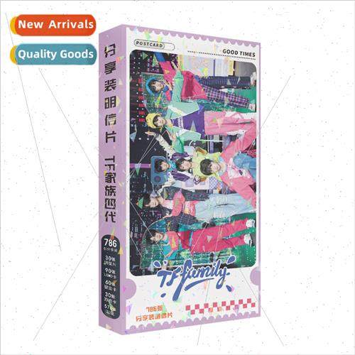 786 TF family four generations star exclusive postcard surro