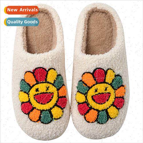 Smiley Korean fall and winter men and women couple cotton sl