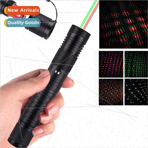 737RG red and green double light full star laser flashlight