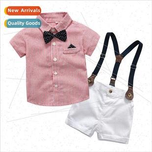 summer section boys Korean children the suit stri