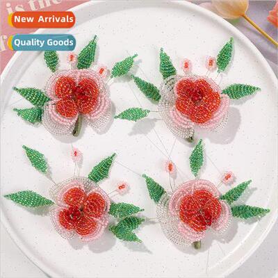 Summer dopamine girl multi-layer rose diy handmade weaving b