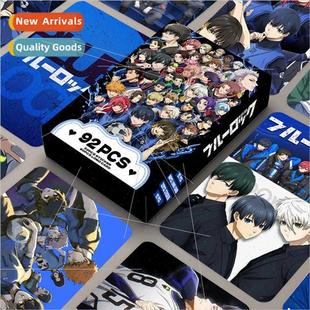 92PCS High Definition Color Printing Photo Card Blue Prison