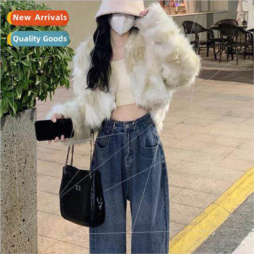 Young  imitation fox fur coat female winter short 2023 new Y