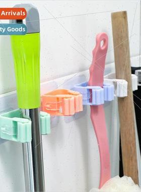 Nail-free multifunctional -marking mop holder storage mop ho