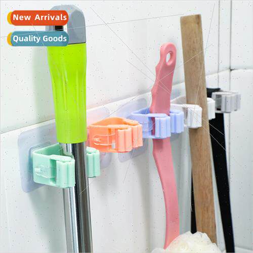 Nail-free multifunctional -marking mop holder storage mop ho