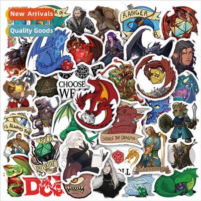 50 Dungeons and Dragons graffiti stickers luggage skateboard