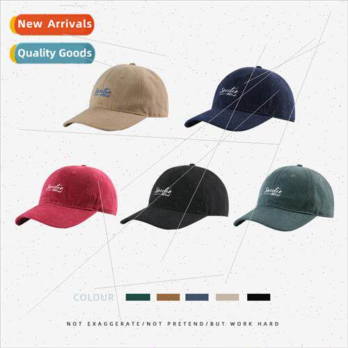 ins letter duck tongue cap children Japanese baseball cap ma