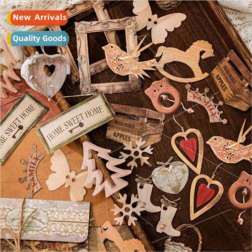 Cloth paper laser hollowing stickers Floyd Baroque series re