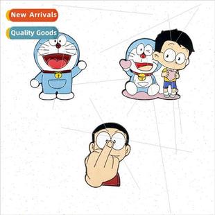 cat Nobita Yasuo Anime pin machine cartoon badge Doraemon
