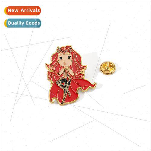 Marvel Avengers Scarlet Witch Brooch Fashion Costume Bag Acc