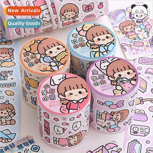 soft cute doodle tape stickers life chapter handbook tape cu
