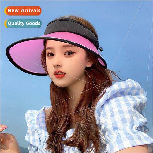 Korean  of the female sun hat hollow top anti-ultraviolet co