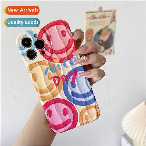 Full screen graffiti colorful smiley face 适用 iPhone 14ProM