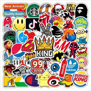 50 new cartoon hipster mix and match graffiti stickers bike