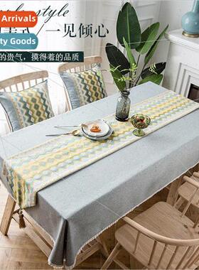 simple dining table cloth coffee table table cloth art cotto