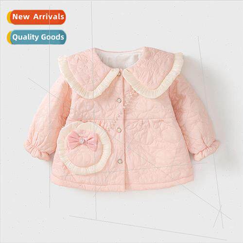 Baby winter cotton coat jacket 2023 fall and winter girls ja
