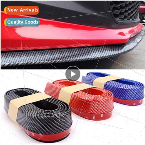 Car front lip bumper rubber strip Universal front shovel mod