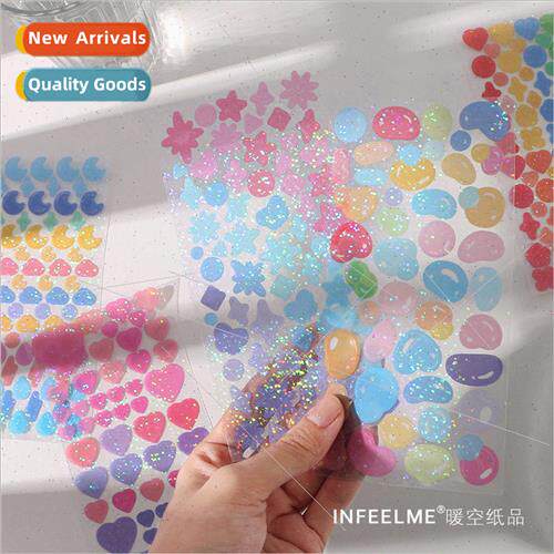 Laser Stickers Colorful Fantasy Series Ins Basic Handbook Ma