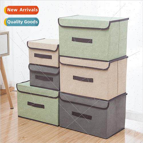Fabric collapsible storage box dormitory inside things stora