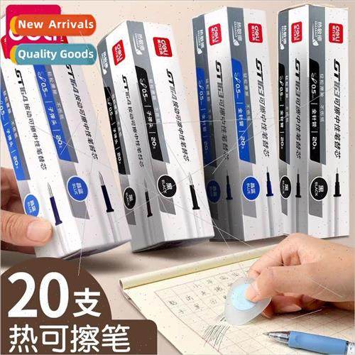 erasable pen refill crystal blue click bullet black elementa