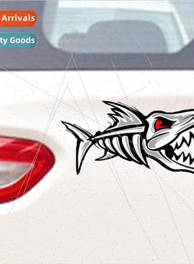 Colorful Printed Reflective Stickers Fishing Friends Fish Bo