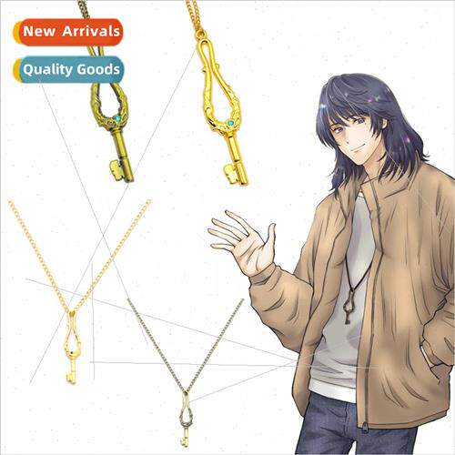 Anime  bell bud journey necklace Iwato bell bud gold key nec