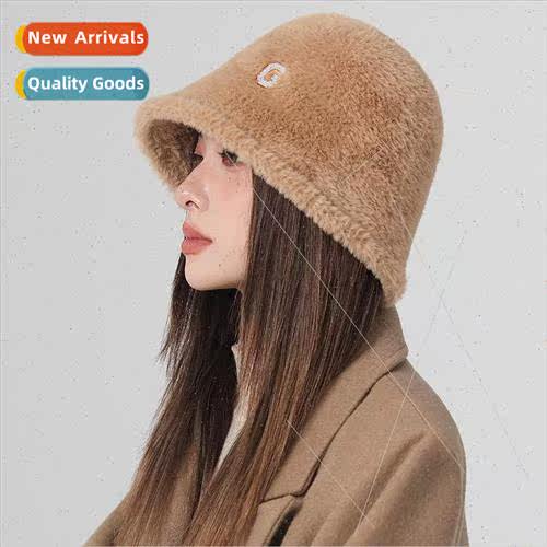 New plush fisherman hat children fall and winter Japanese ba