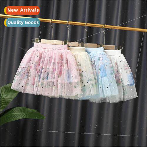 new little girl snow white princess skirt cartoon cute half-